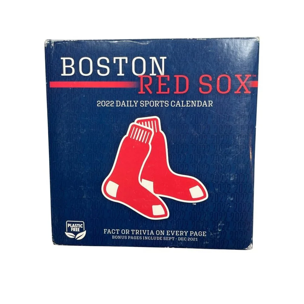 Boston Red Sox 2022 Daily Sports Calendar With Facts & Trivia 11t